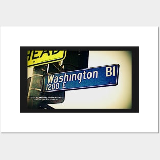 Washington Boulevard, Los Angeles, California by Mistah Wilson Posters and Art